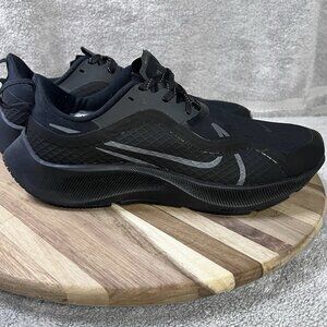 Nike Air Zoom Pegasus 37 Shield Black Anthracite Shoes Mens Sz 7